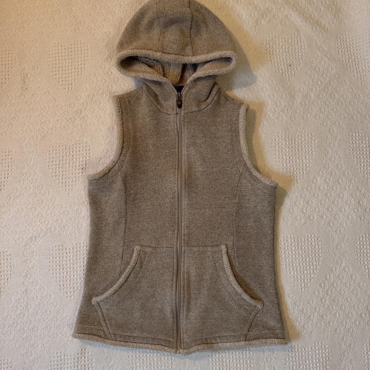 Soft fleece lined zip up vest (S)