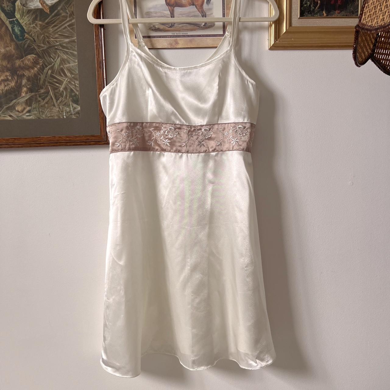 90's satin slip dress (M)