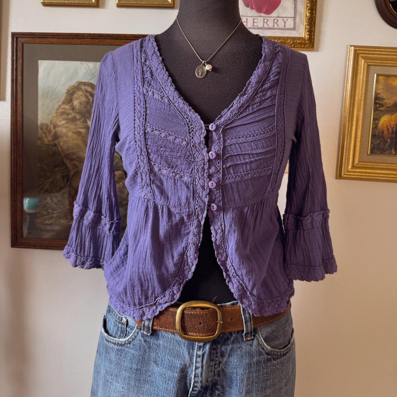 Whimsical lace fairy top (S)