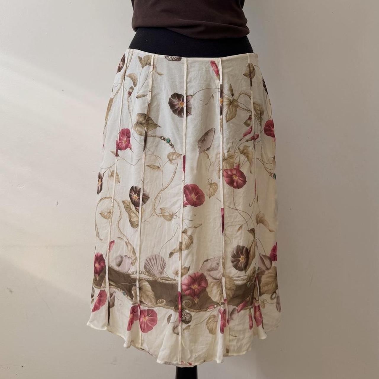 Vintage silk fairy skirt (L)