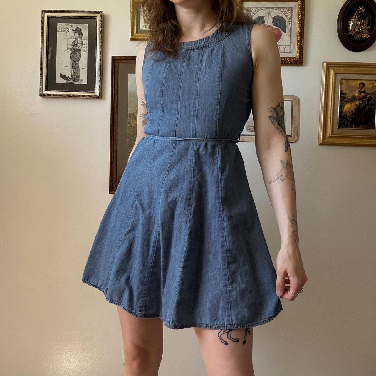 Denim mini dress (8)