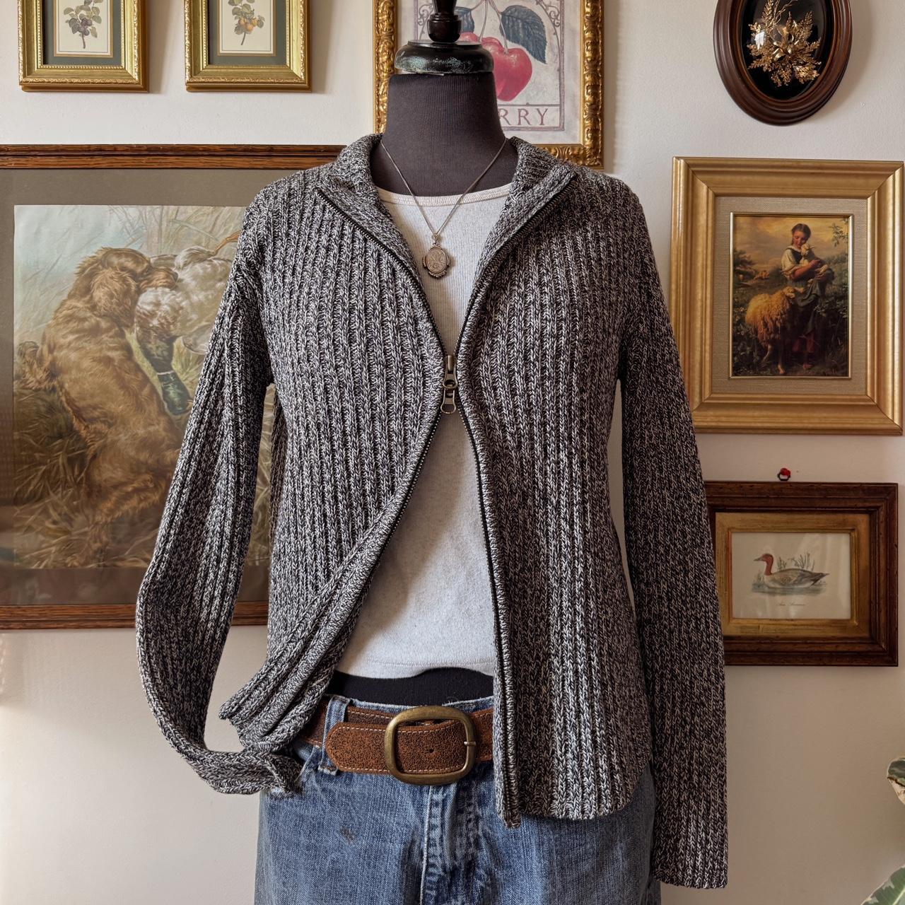 Dark grey mock neck knit (S)