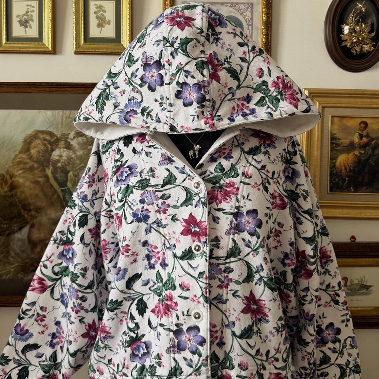 Floral cozy spring jacket (L)
