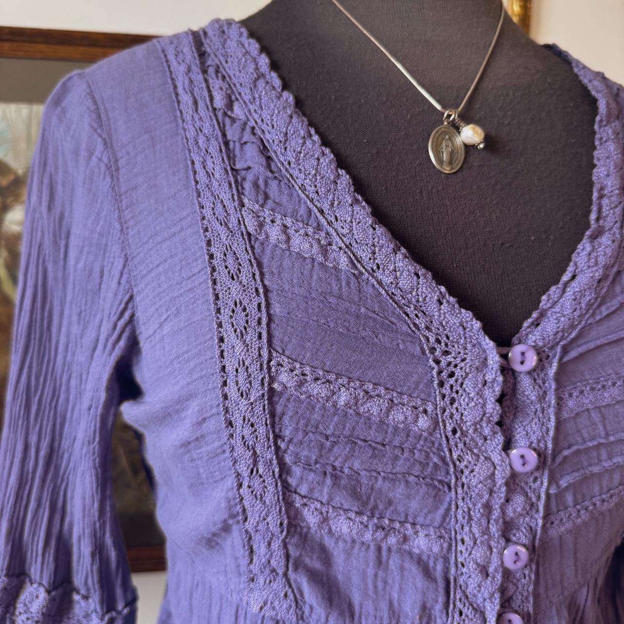 Whimsical lace fairy top (S)