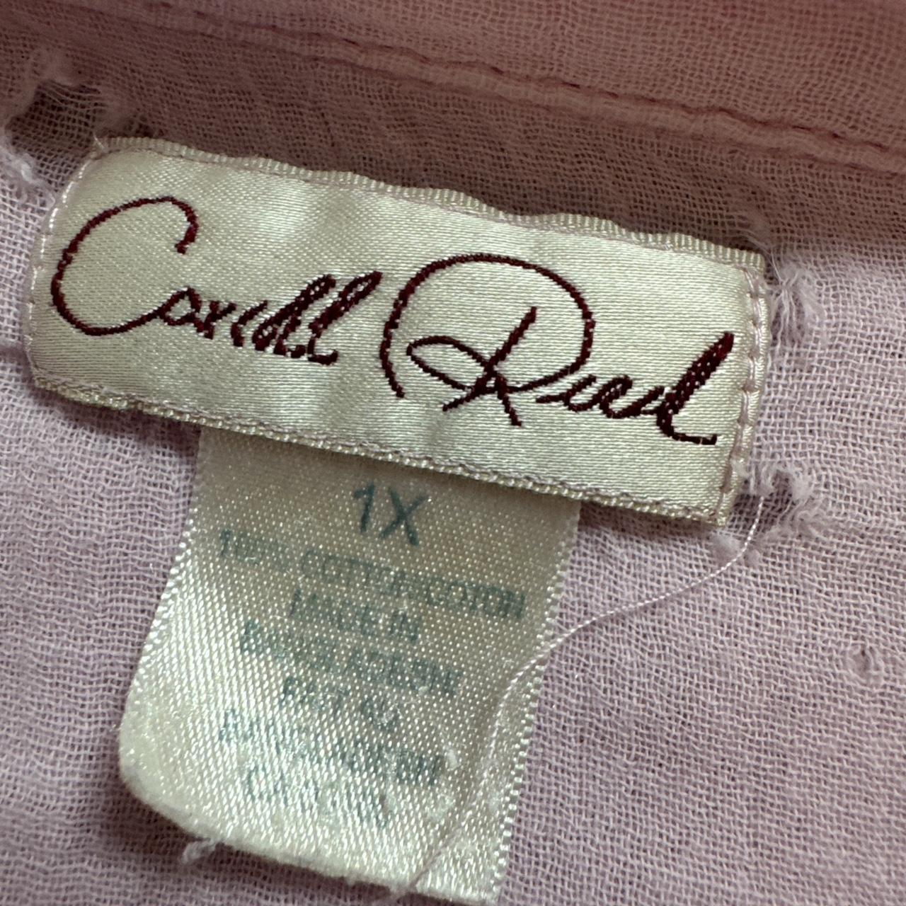 Pink cotton button up (XL)