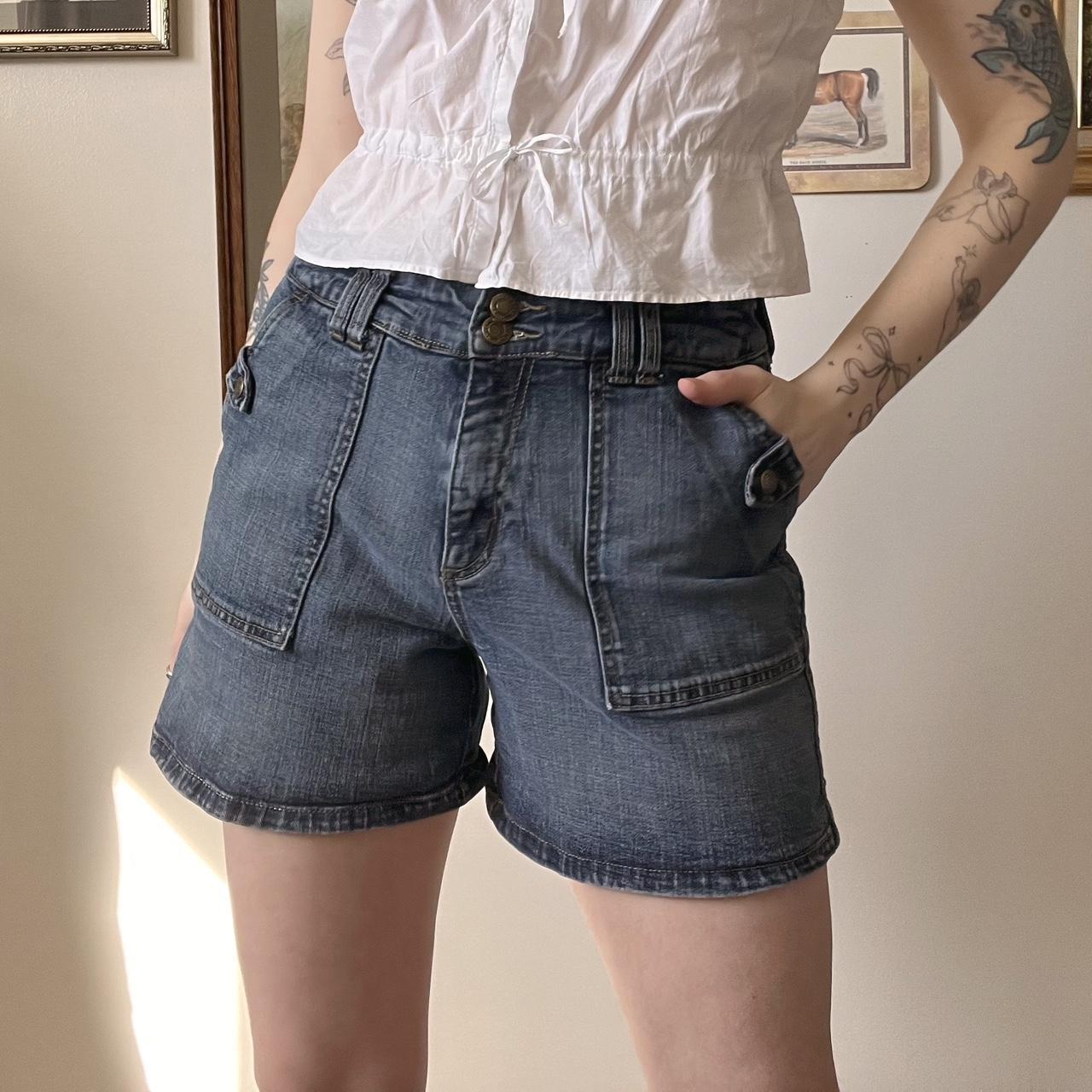 Y2K denim cargo shorts (29")