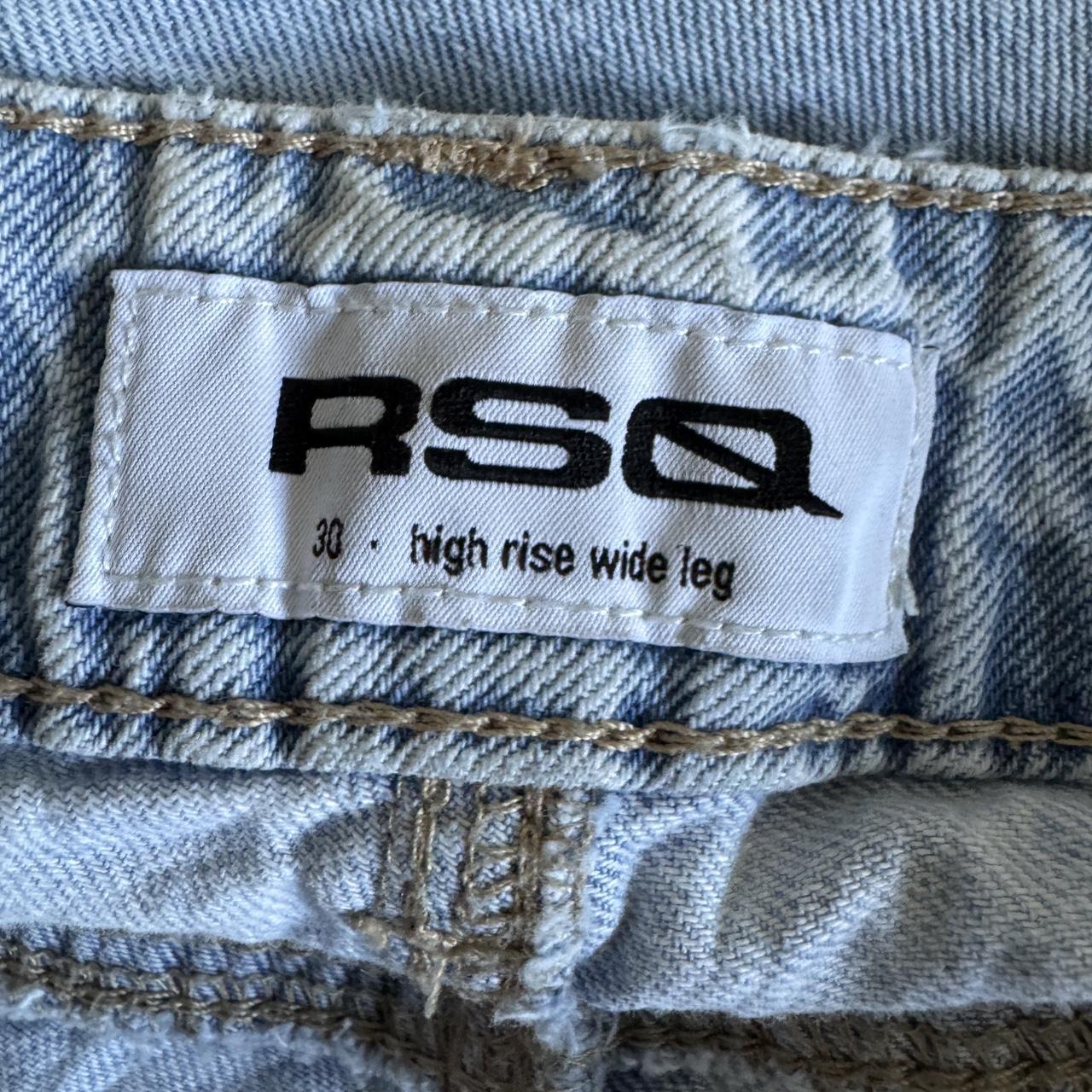 Baggy wide leg light wash jeans (32")