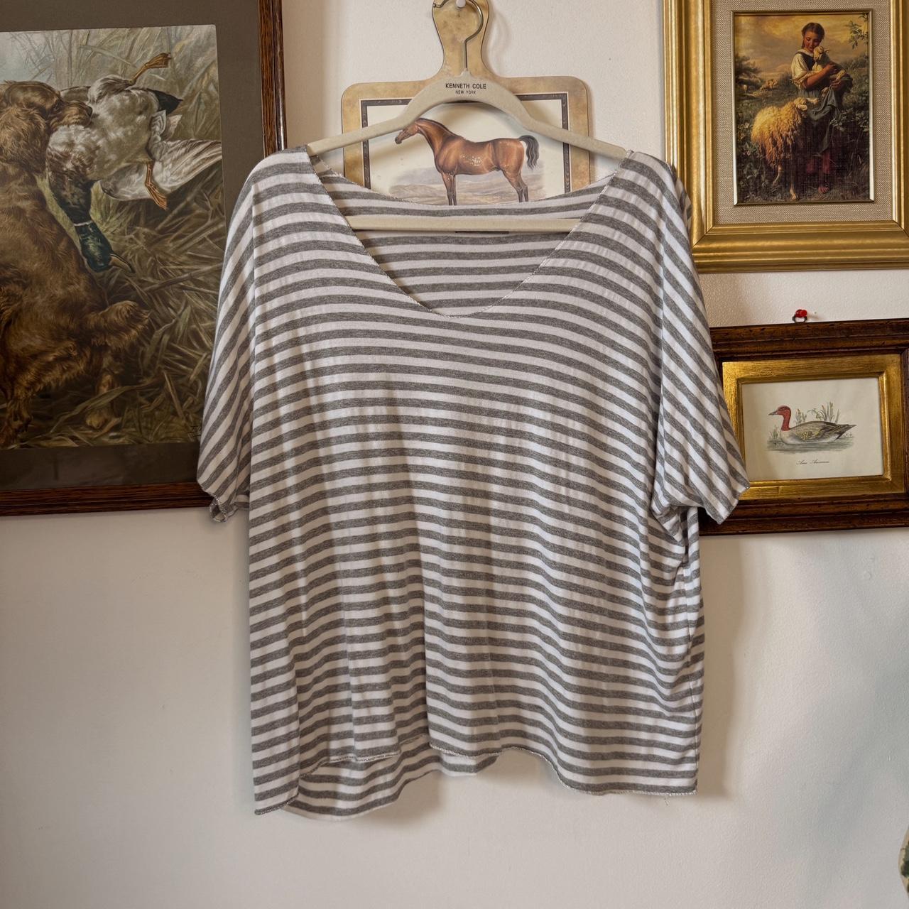 Slouchy striped top (S)