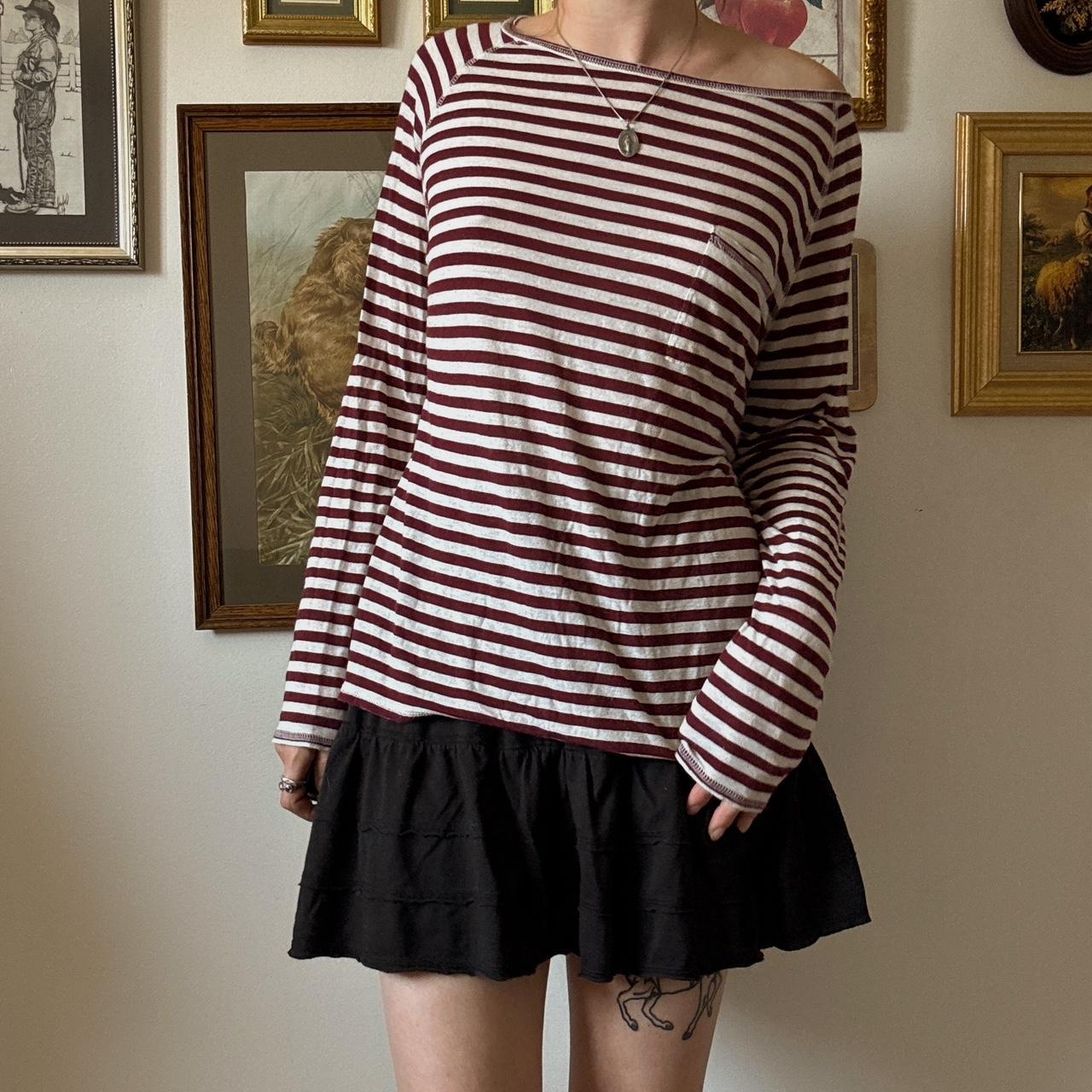 Slouchy striped longsleeve (XL)