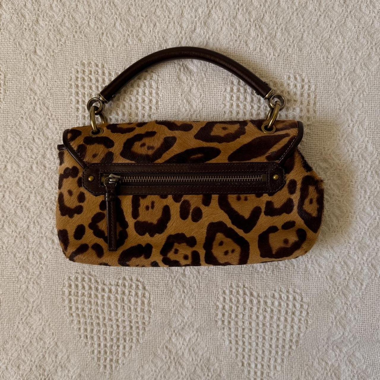 Coach leopard mini bag