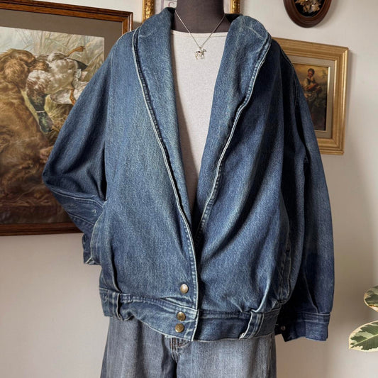 Slouchy 90s denim jacket (M)