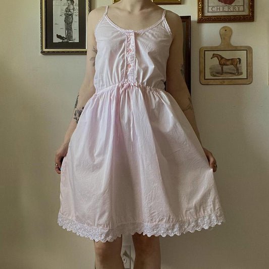 Pink vintage fairy dress (L)