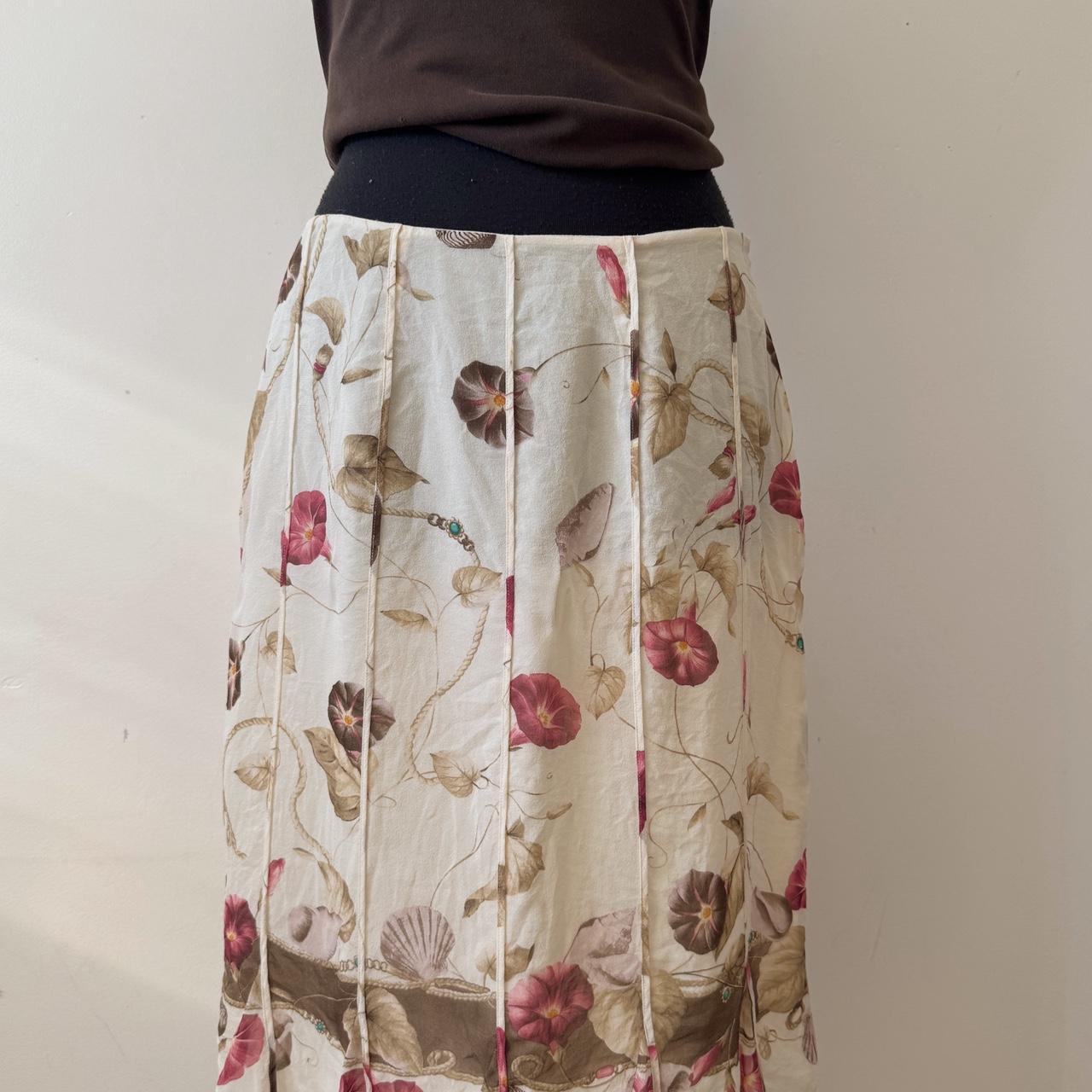 Vintage silk fairy skirt (L)