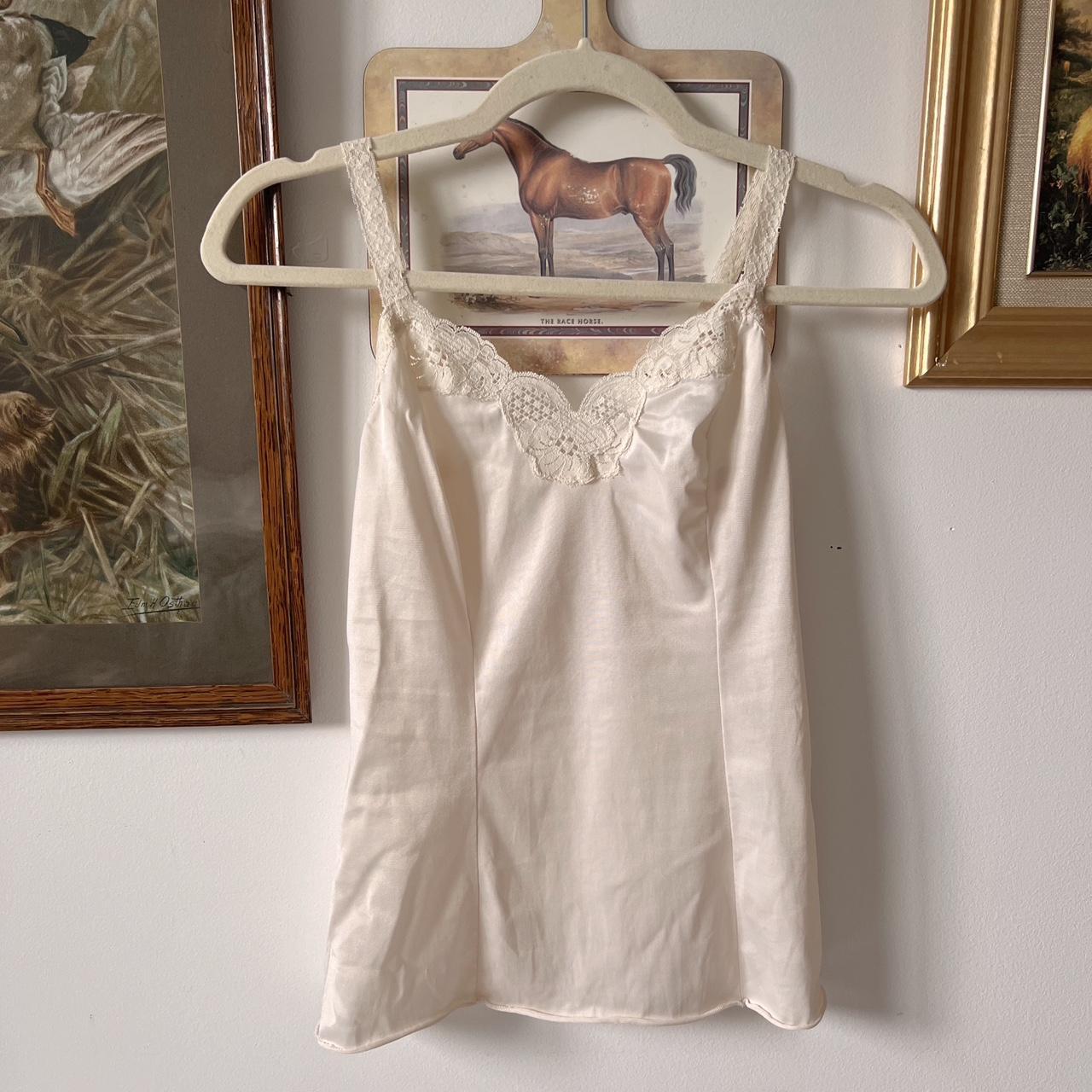 Cream lace cami tank (XS)