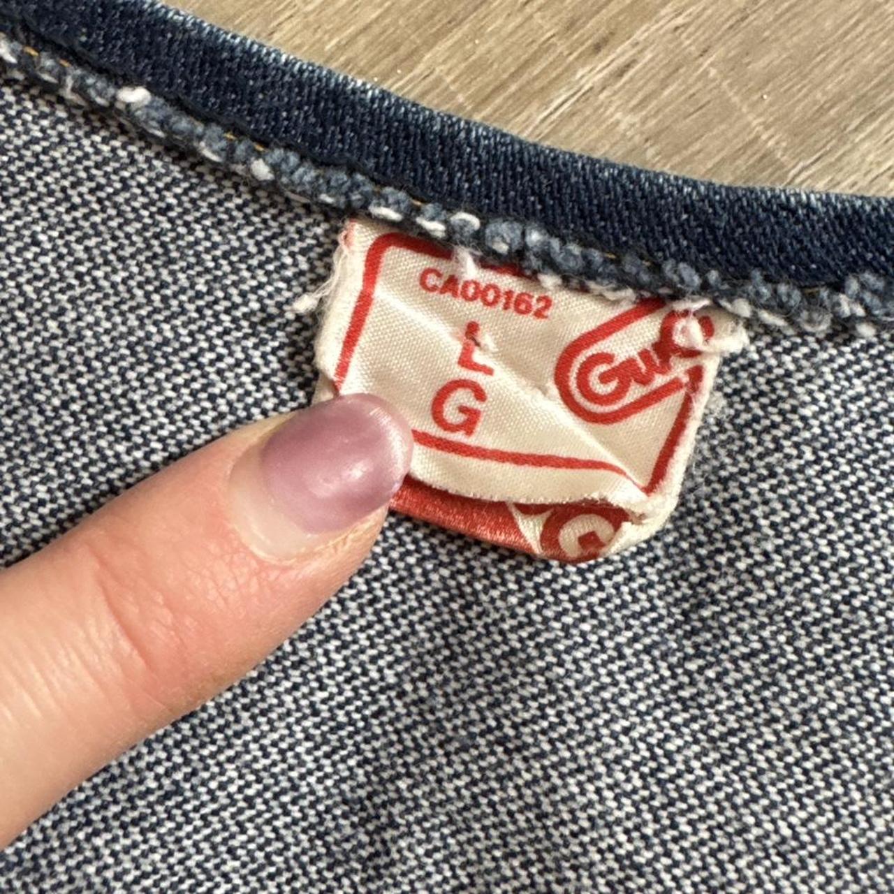 Vintage western denim vest (XS)