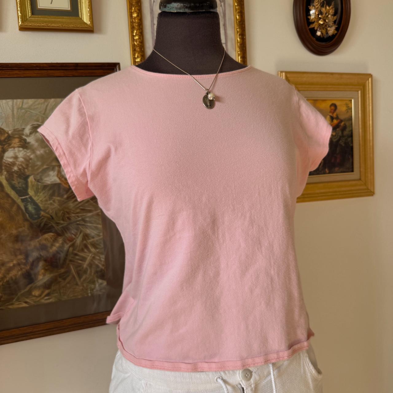 Soft pink baby tee (XL)