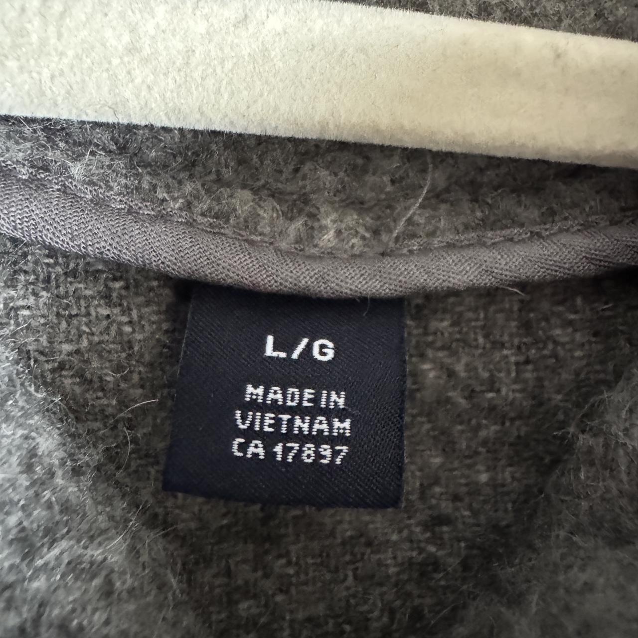 Grey wool pea coat (M)