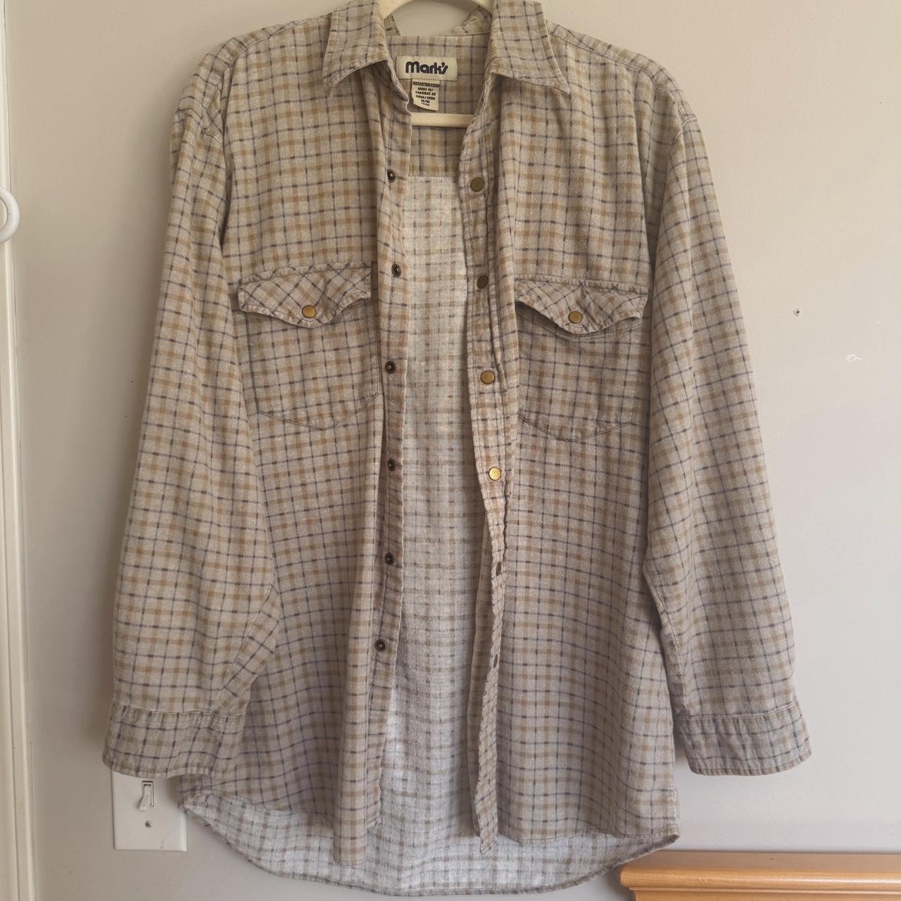 Cowgirl flannel button up (M)