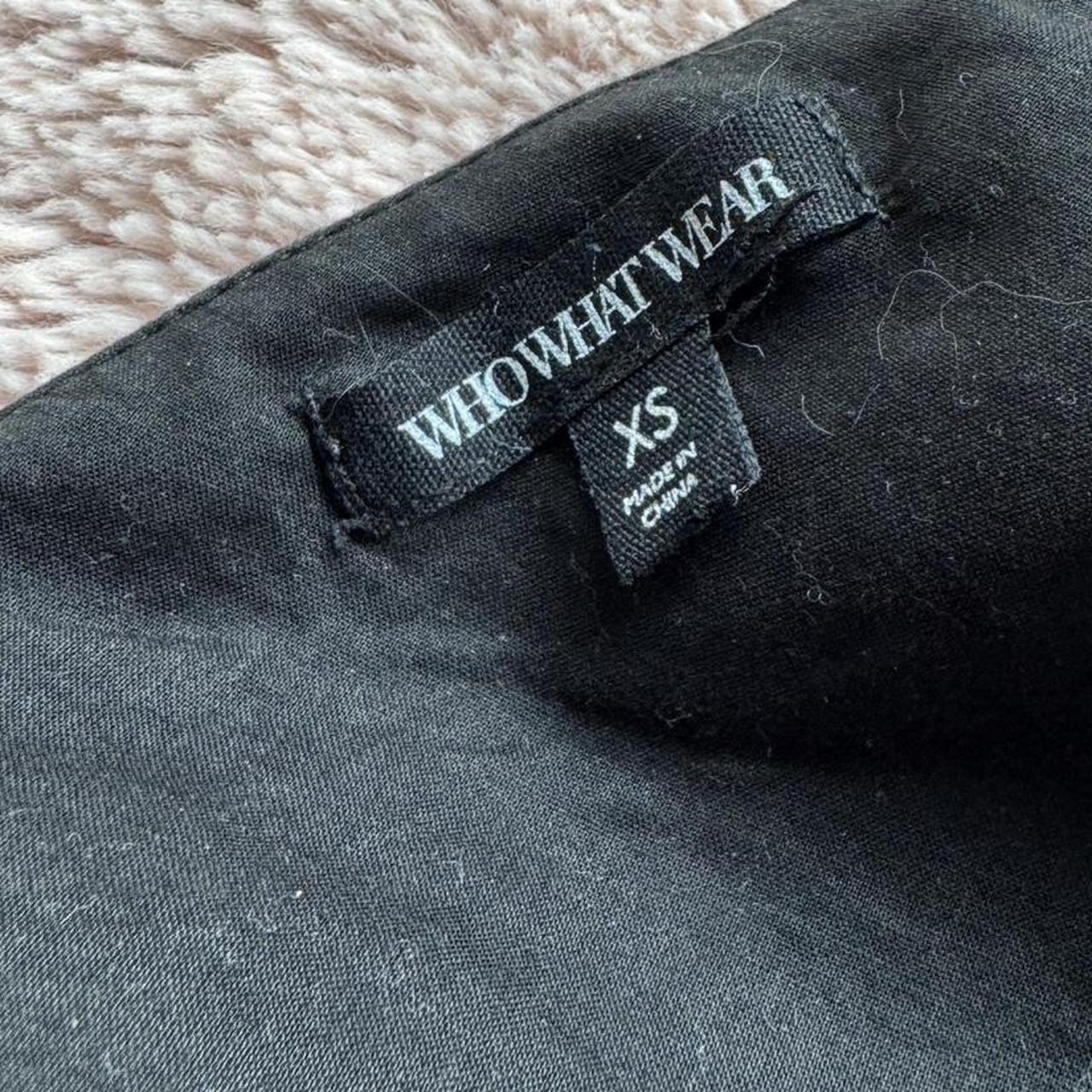 Black linen flowy tank top (XS)
