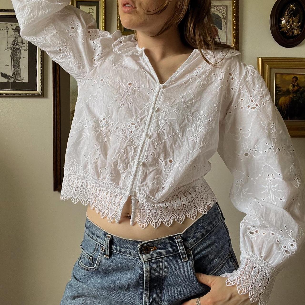 Cottage summer blouse (S/M)