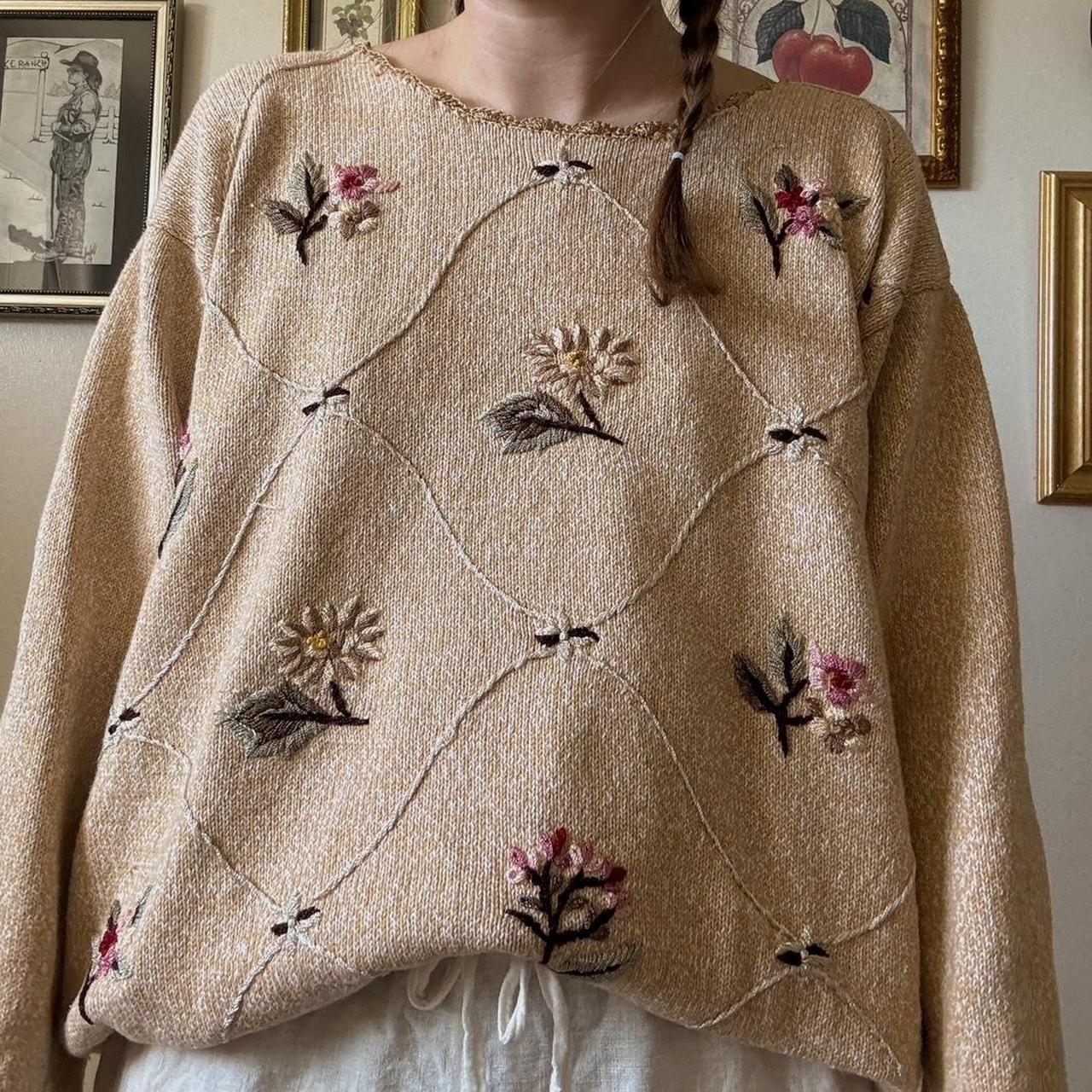 Cottage garden sweater (XL)