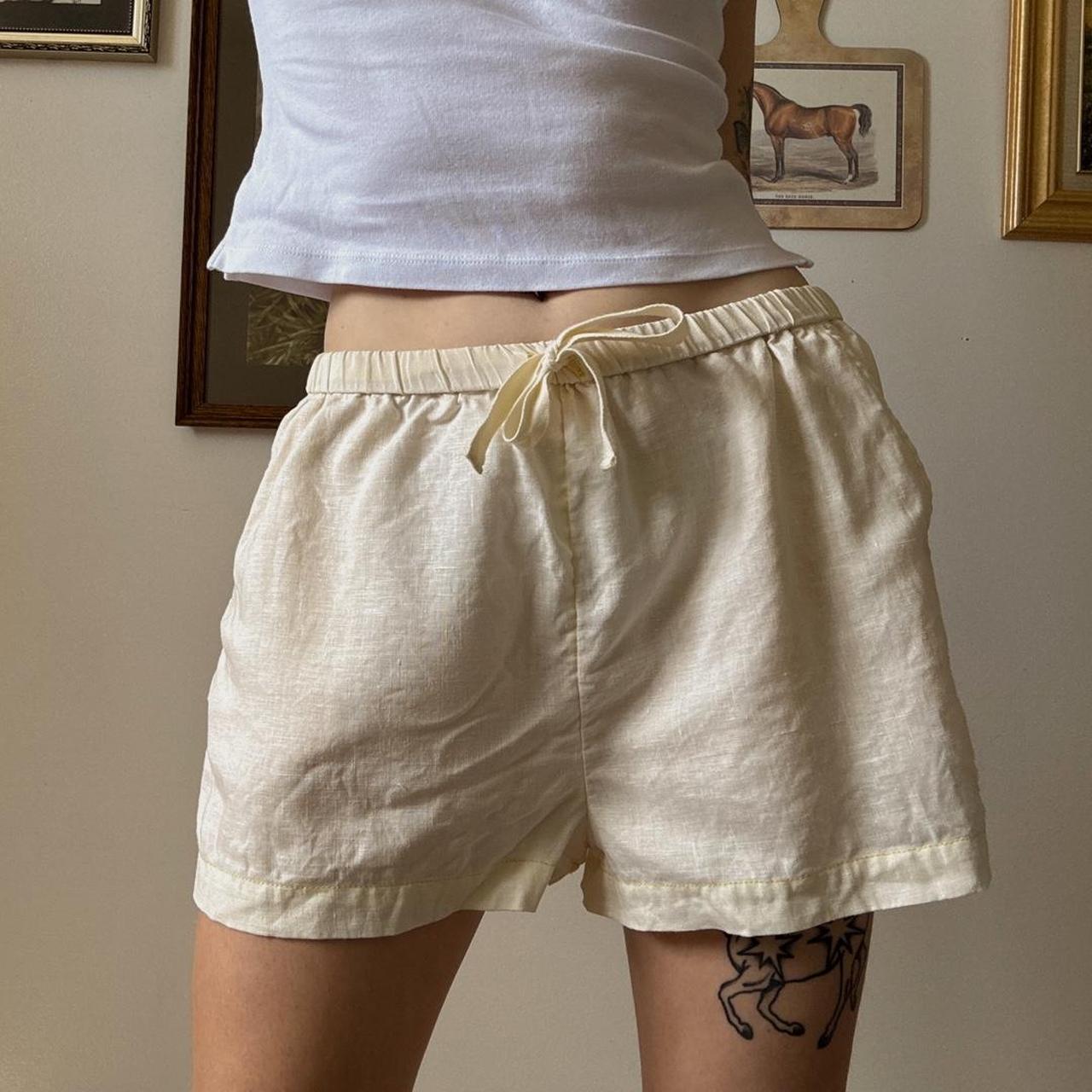 Slouchy linen shorts (M)