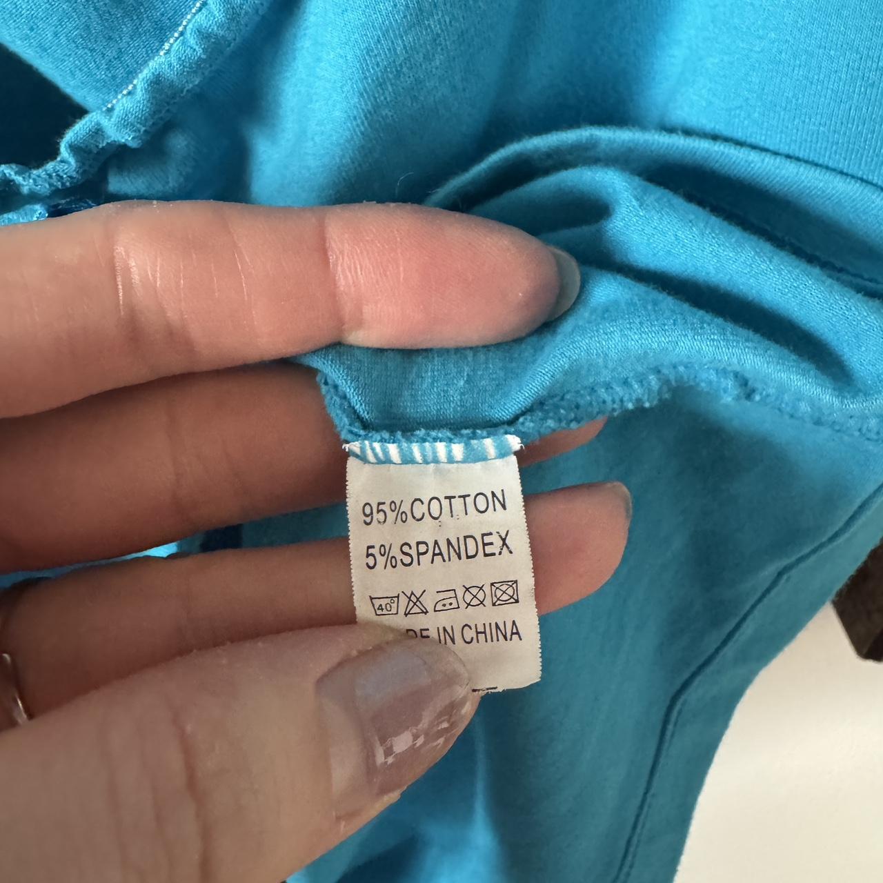 Blue y2k fairy ribbon top (S)