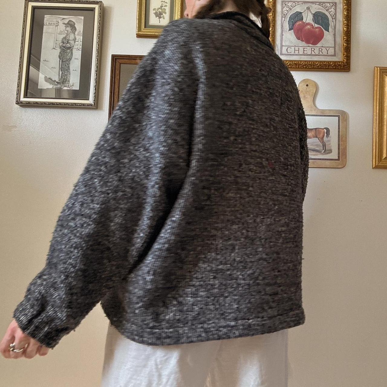 Grey slouch jumper (L)