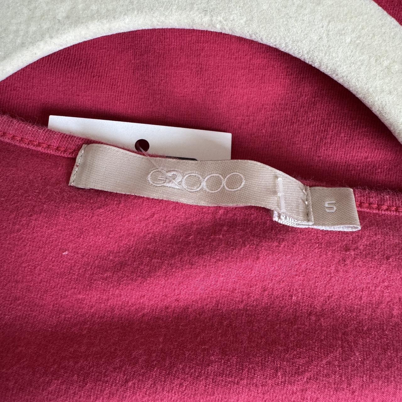 Watermelon pink baby tee (S)