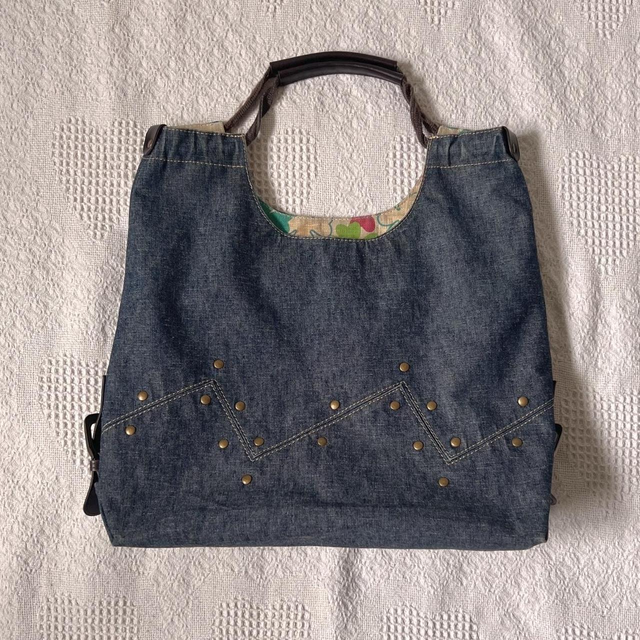 Denim tote bag