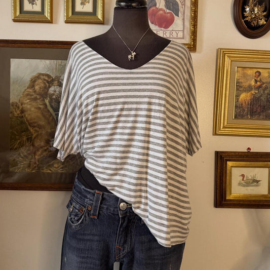 Slouchy striped top (S)