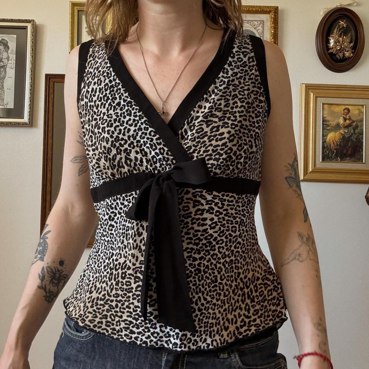 Leopard babydoll tank (M)