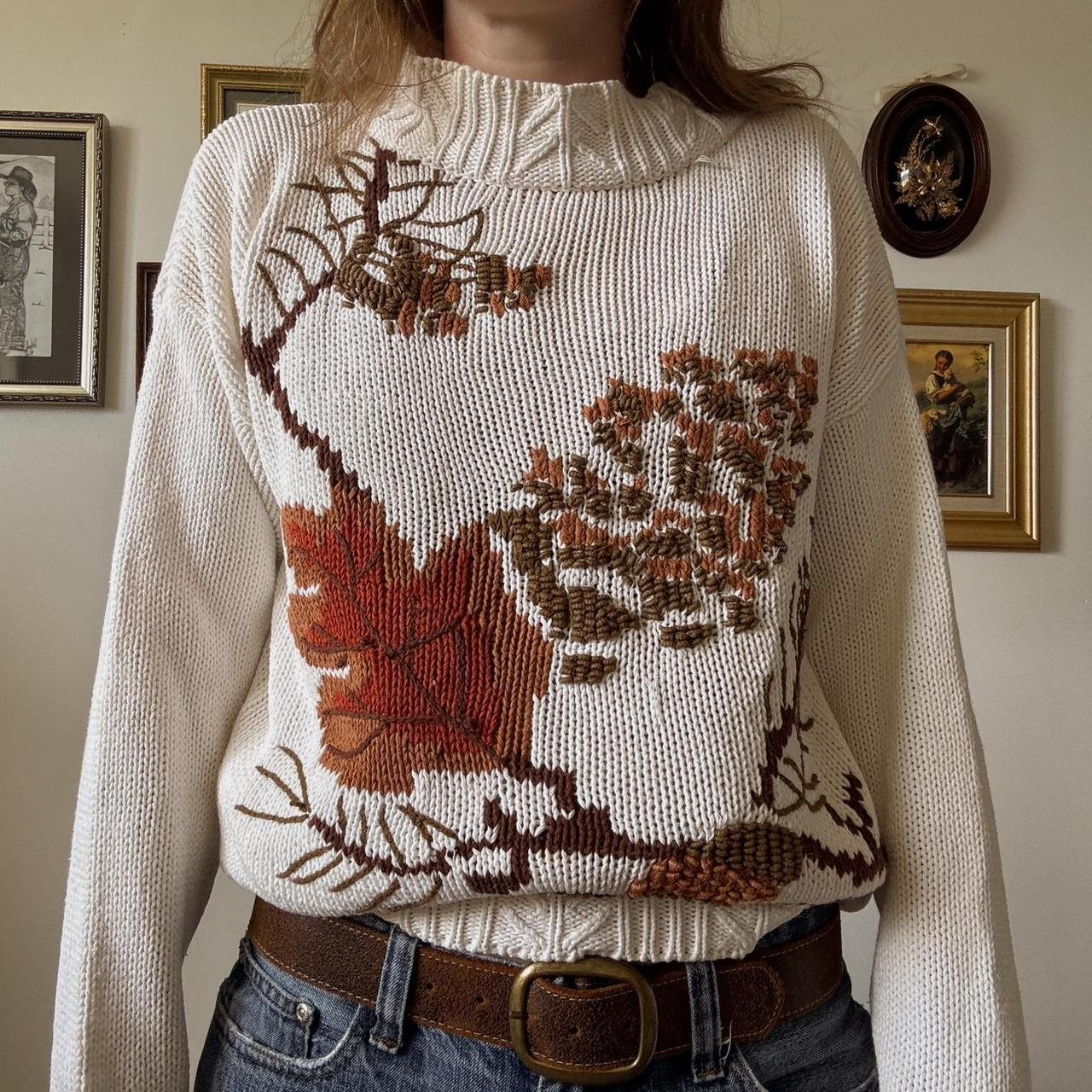 Autumnal knit sweater (S/M)