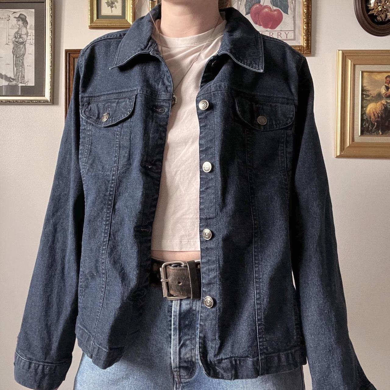 Dark wash denim jacket (M)