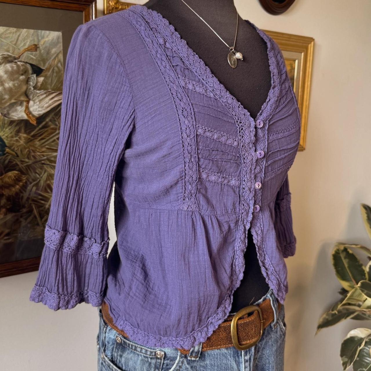 Whimsical lace fairy top (S)