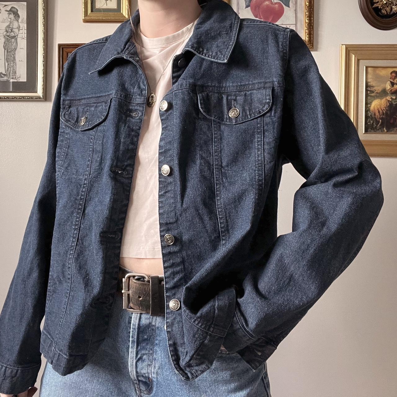 Dark wash denim jacket (M)