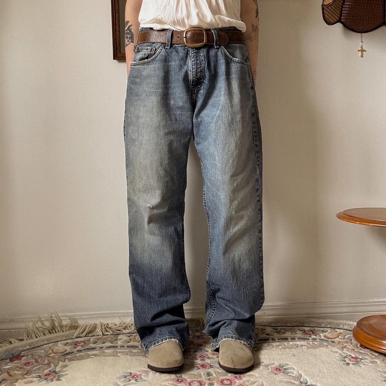 Distressed baggy jeans (34")