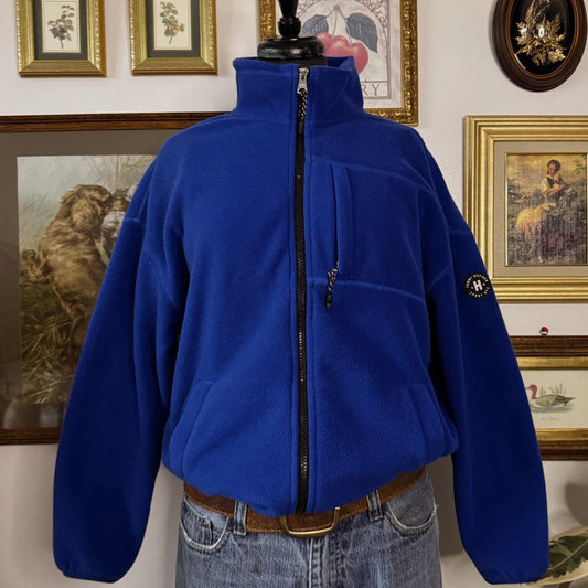 Cobalt blue fleece jacket (S)