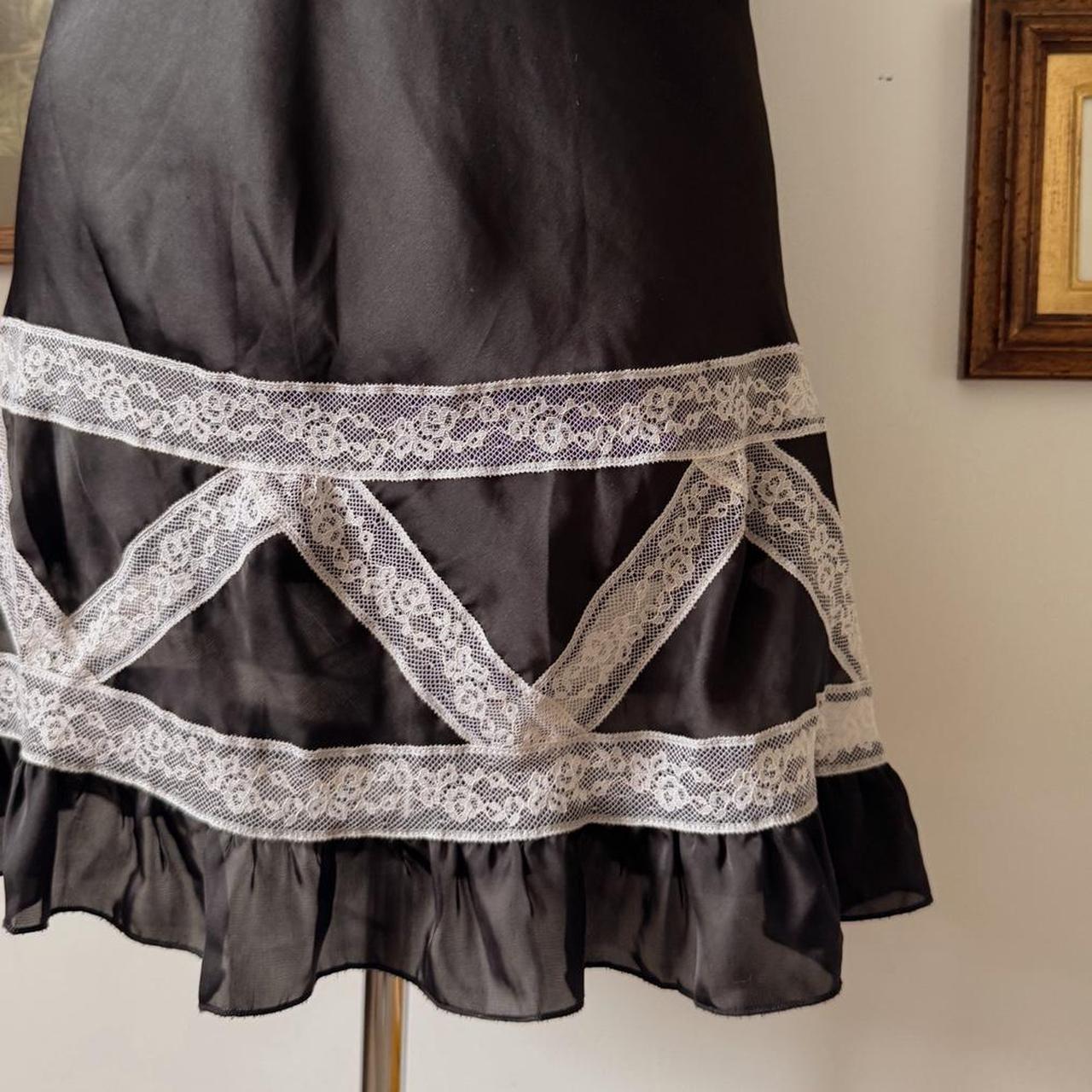 Victoria's Secret black lace slip dress (XL)