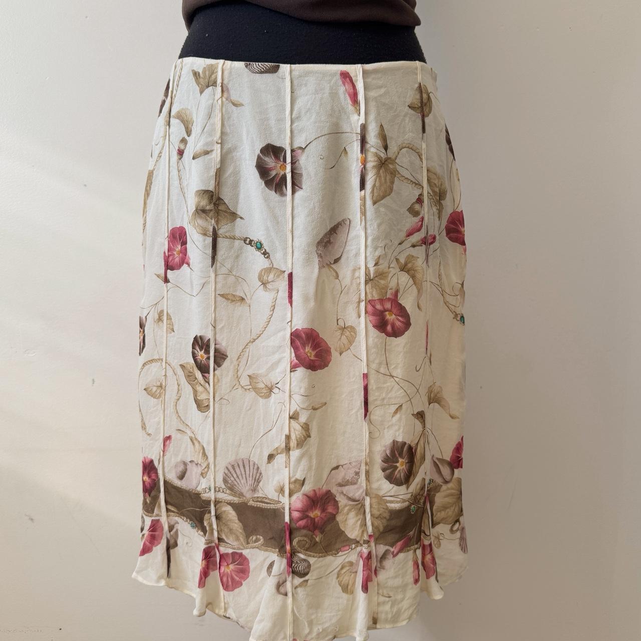 Vintage silk fairy skirt (L)