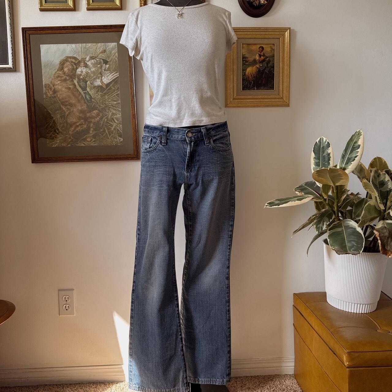 Low rise y2k flare jeans (S)