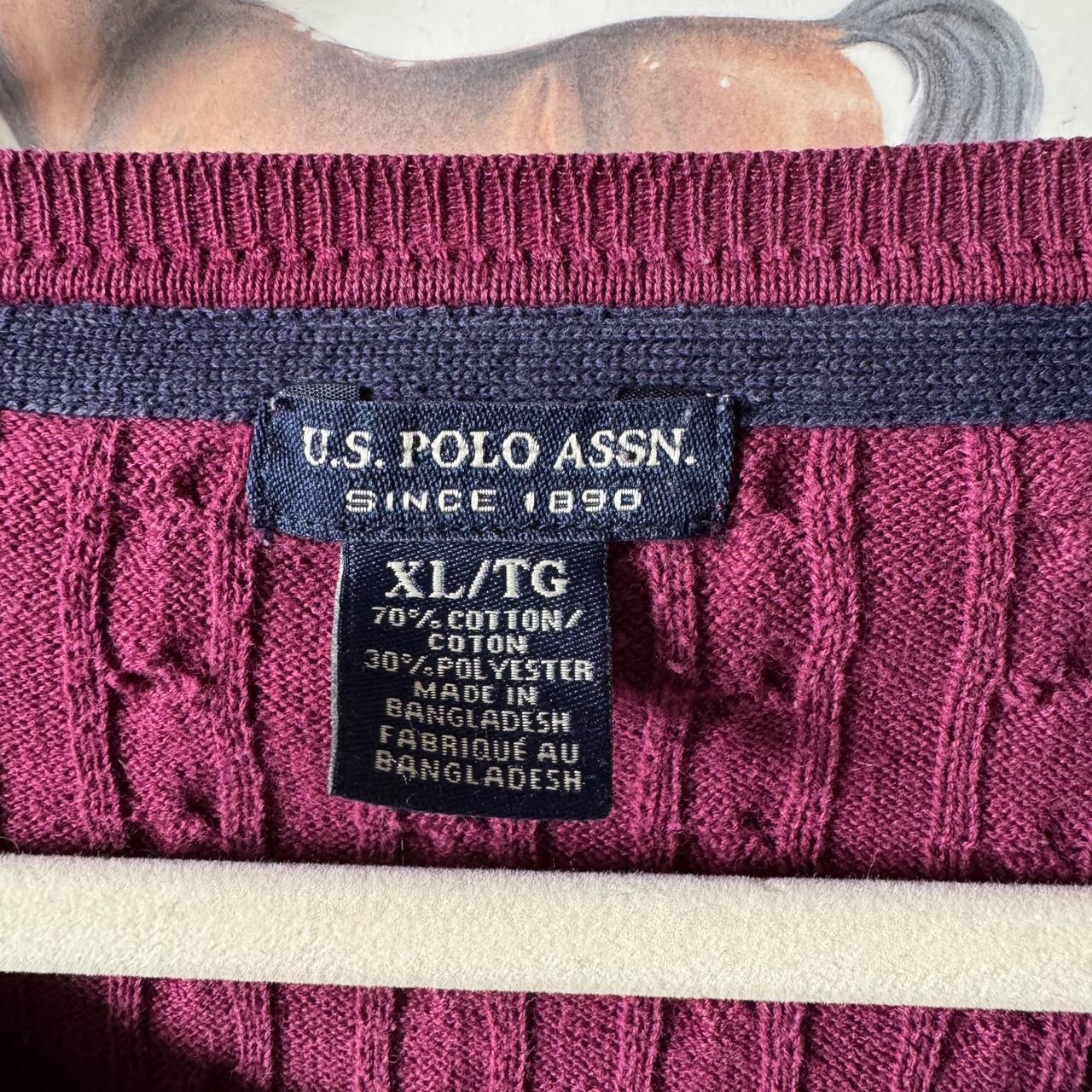 Rose magenta cable knit (M/L)