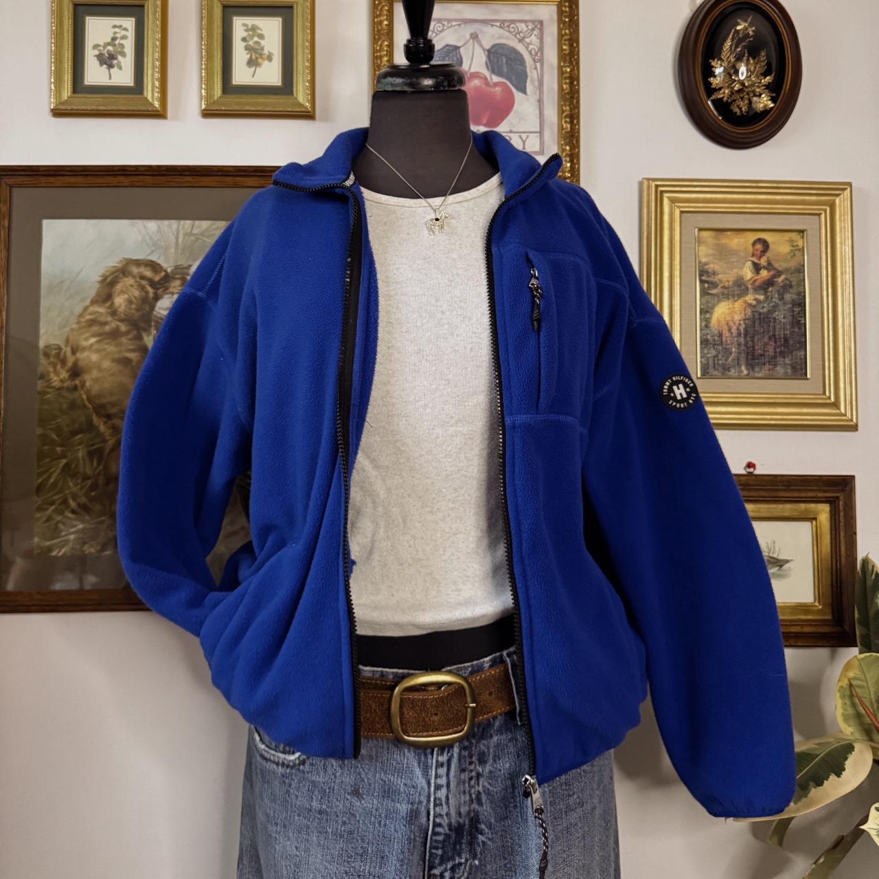 Cobalt blue fleece jacket (S)