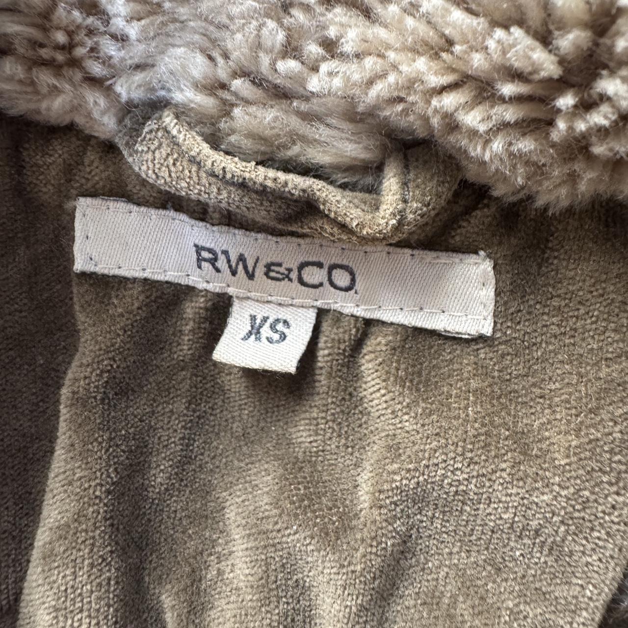 Khaki velvet fall jacket (XS)