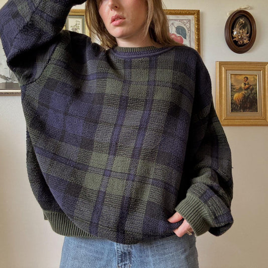 Fall cabin knit sweater (XXL)