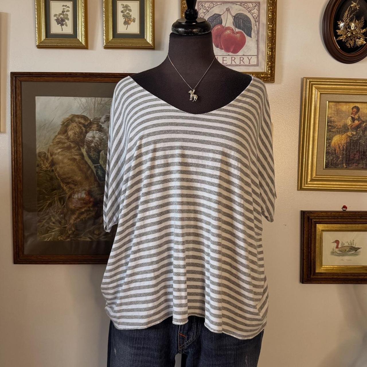 Slouchy striped top (S)
