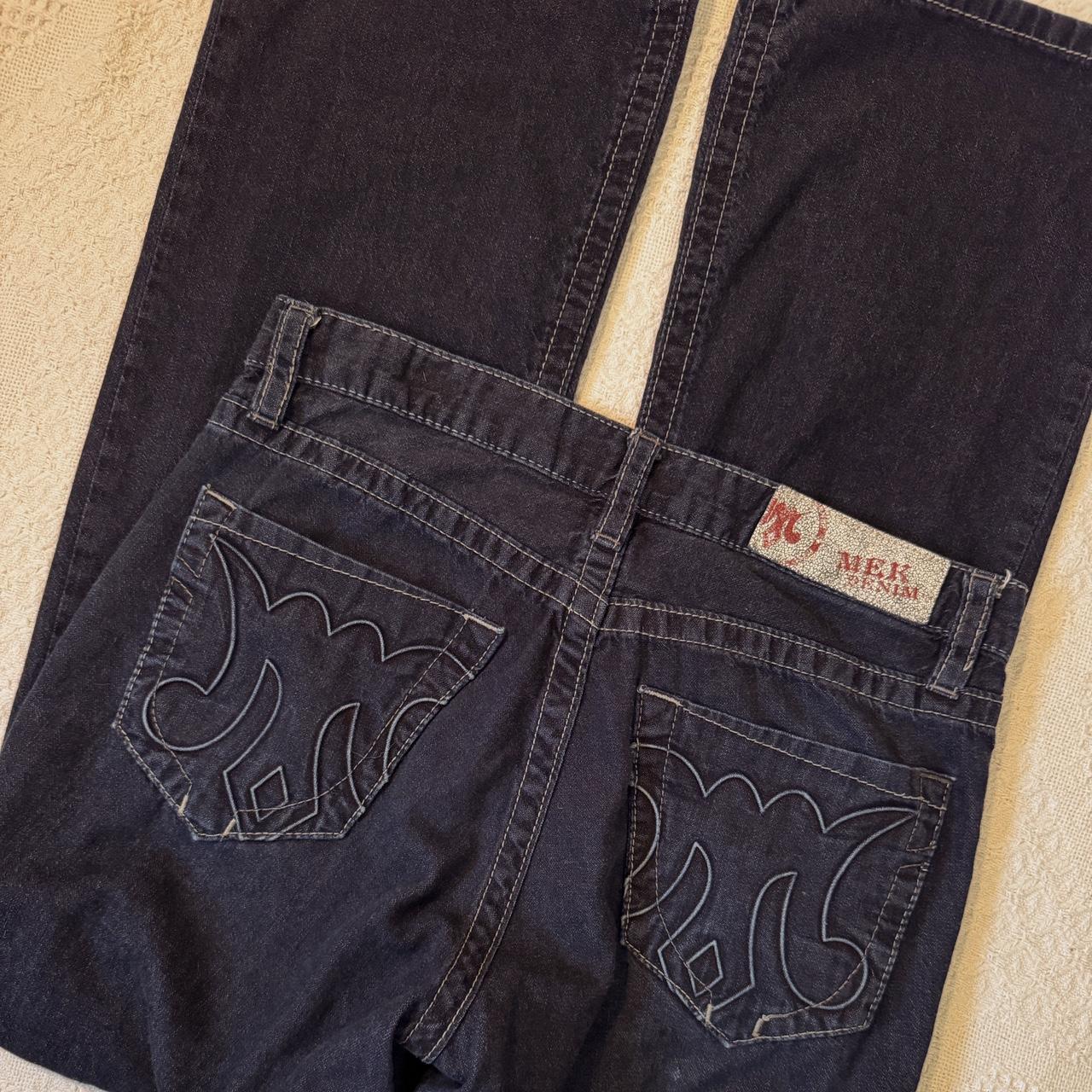 Dark wash y2k jeans (32)