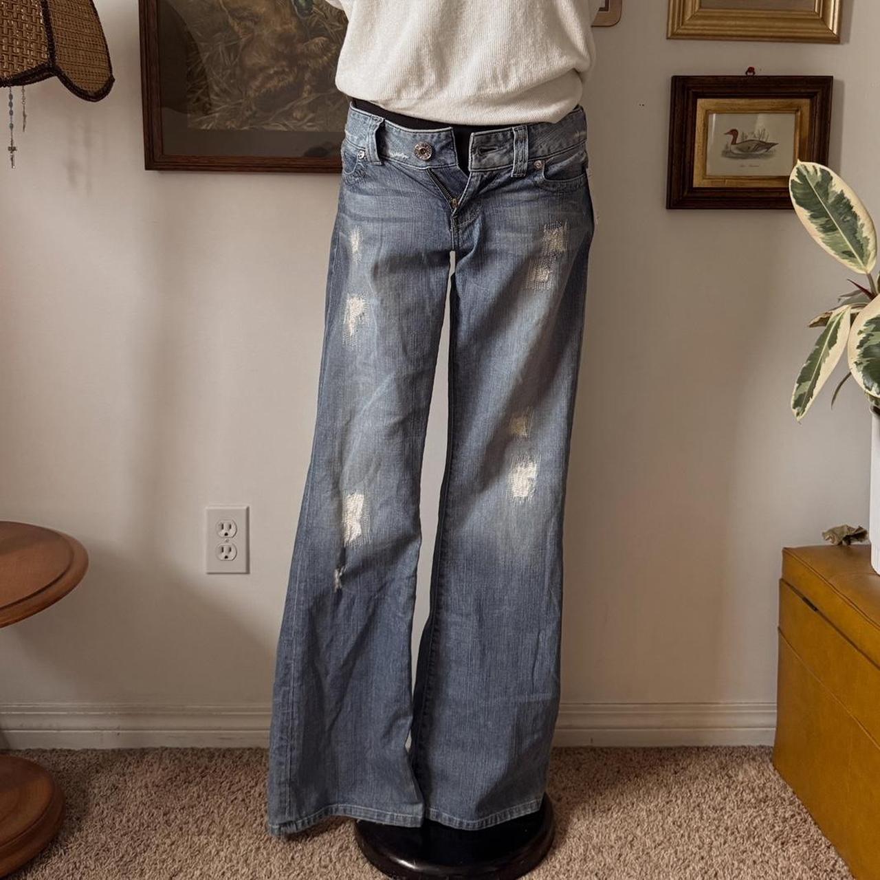 Y2K low rise flare jeans (27)