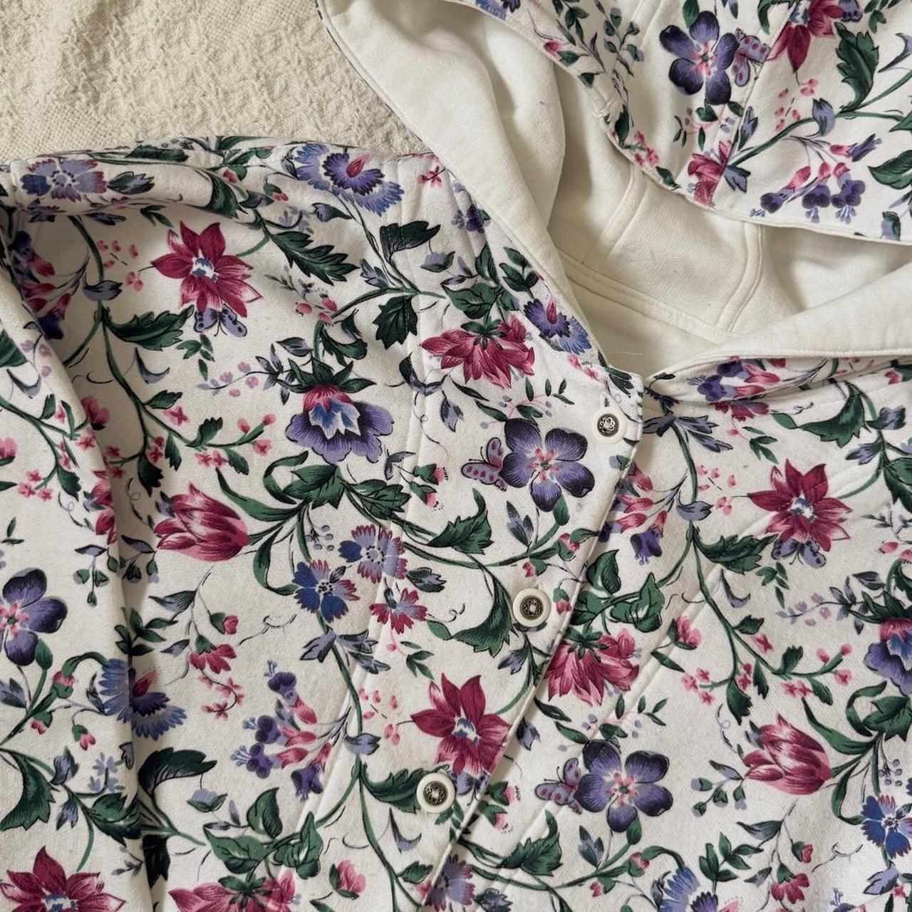 Floral cozy spring jacket (L)