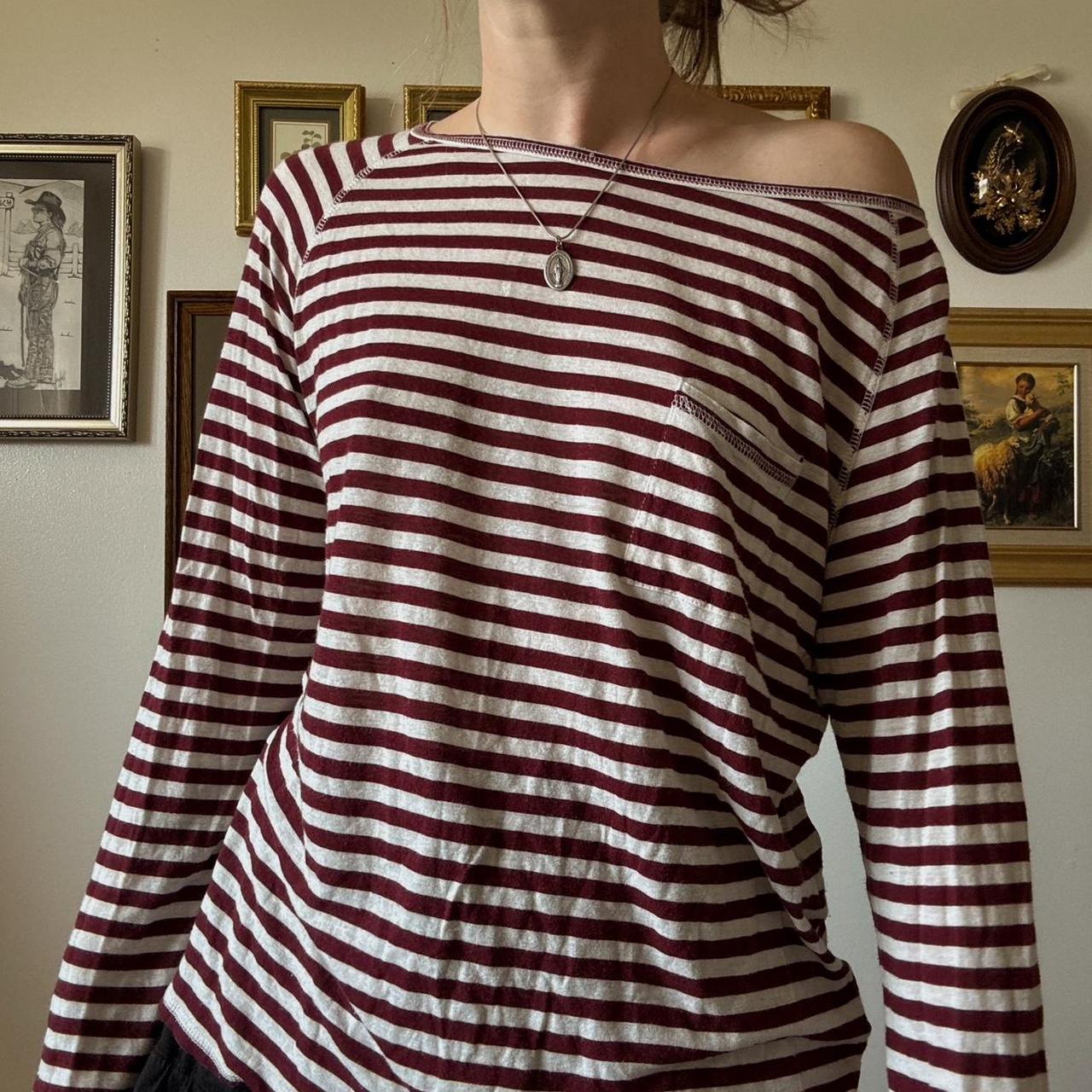 Slouchy striped longsleeve (XL)